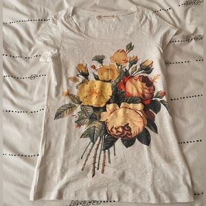 Peruvian Connection Rose bouquet tee. Never worn/washed.